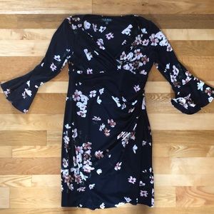 Bell sleeved midi dress